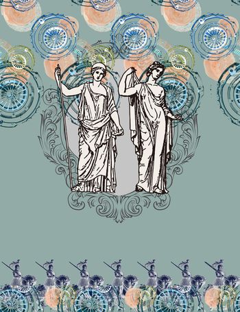 1144678-欧式古典女神士兵纹样-1