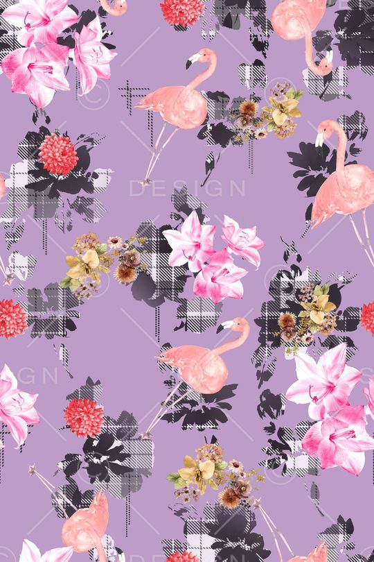 彩底花卉印花华亿平台图片