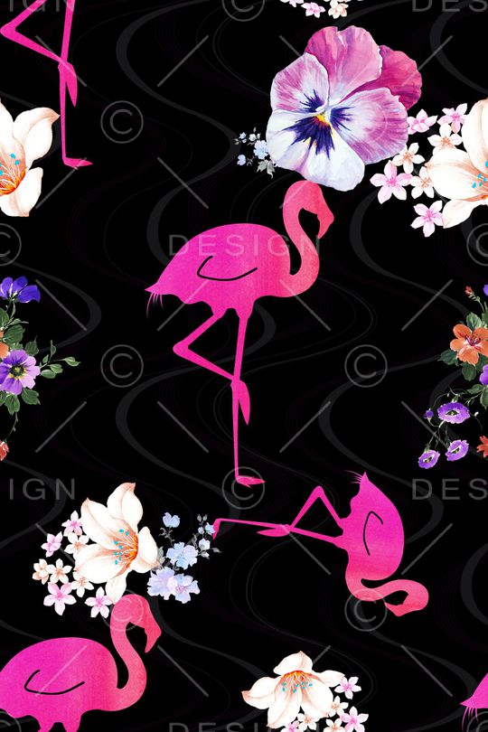 彩底花卉印花华亿平台图片