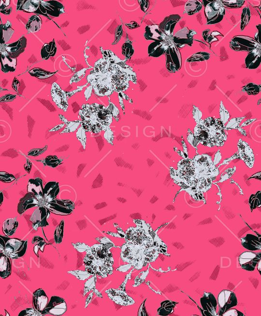 抽象印花华亿平台图片