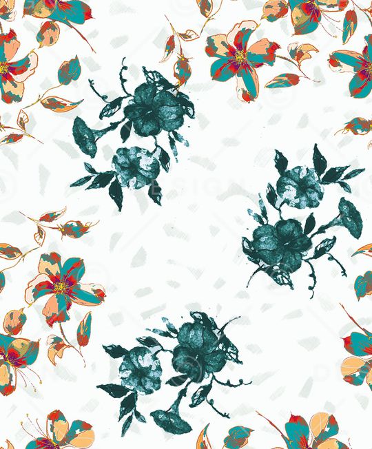 抽象印花华亿平台图片