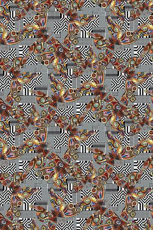 复古印花华亿平台图片