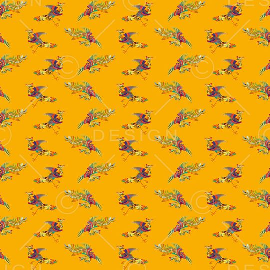 复古印花华亿平台图片