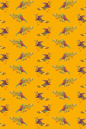 复古印花华亿平台图片