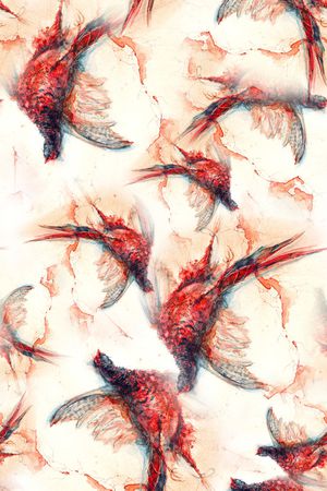 抽象印花华亿平台图片