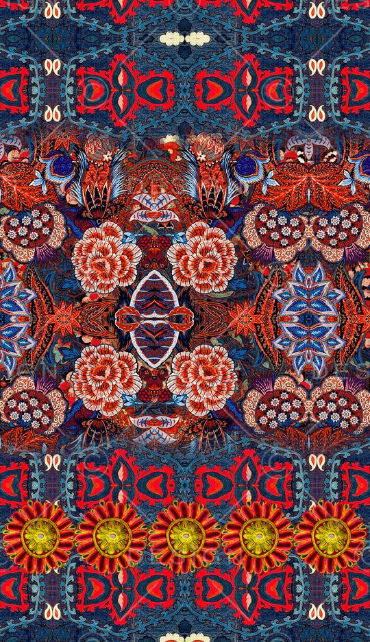 波西米亚印花华亿平台图片