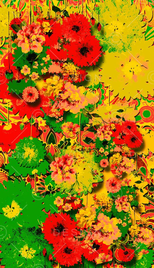 波西米亚印花华亿平台图片