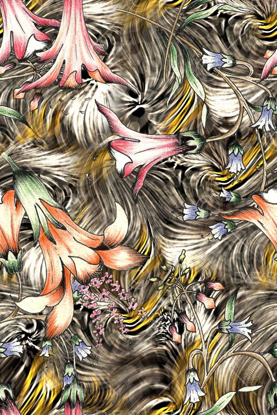 抽象印花华亿平台图片