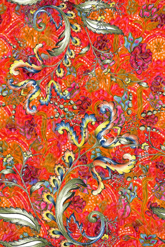 抽象印花华亿平台图片