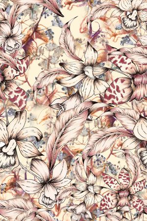 抽象印花华亿平台图片