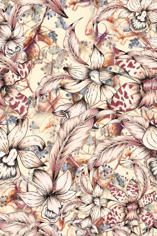 抽象印花华亿平台图片