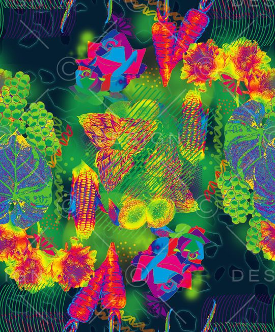 抽象印花华亿平台图片