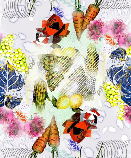 抽象印花华亿平台图片