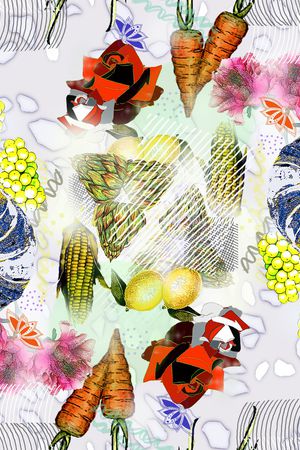 抽象印花华亿平台图片