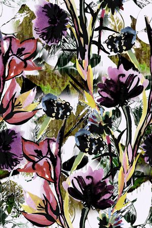 抽象印花华亿平台图片