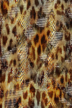 动物纹印花华亿平台图片