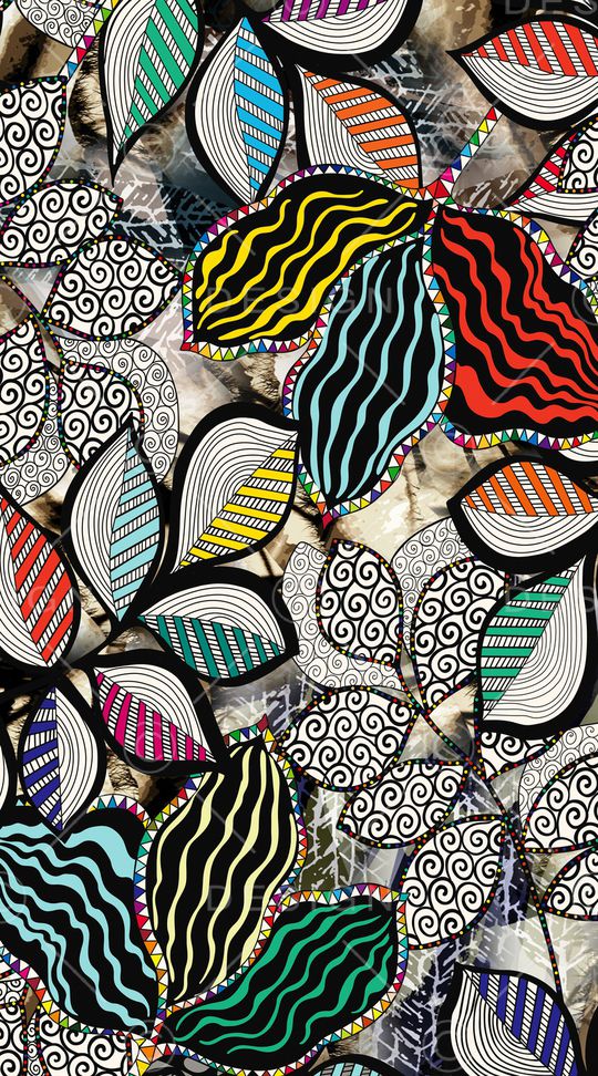 抽象印花华亿平台图片