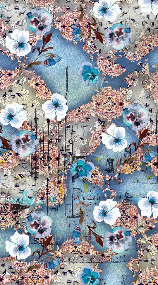 抽象印花华亿平台图片