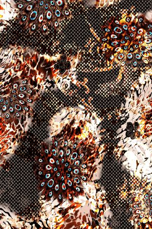 抽象印花华亿平台图片