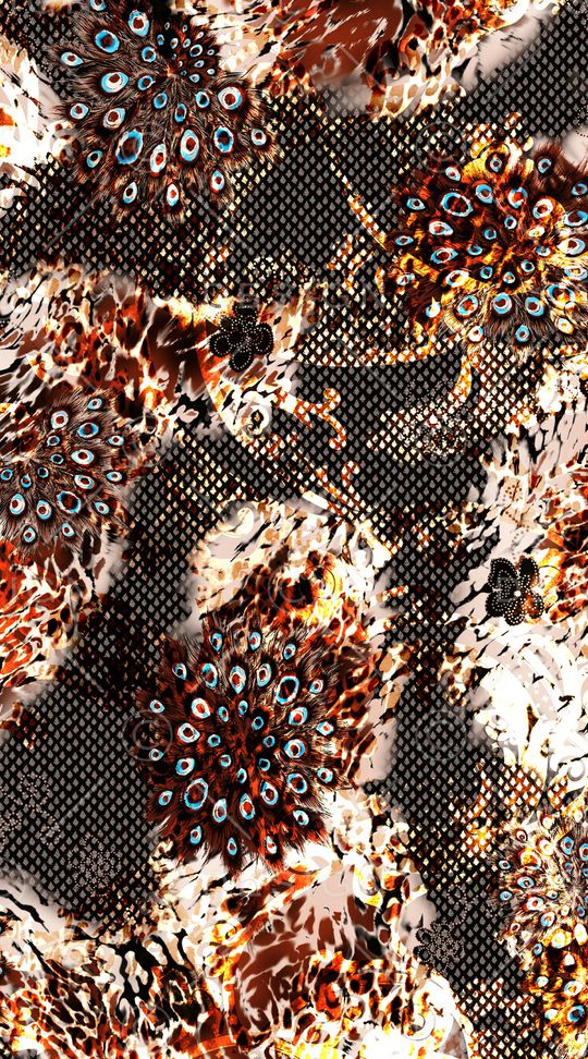 抽象印花华亿平台图片