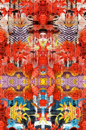 定位花印花华亿平台图片