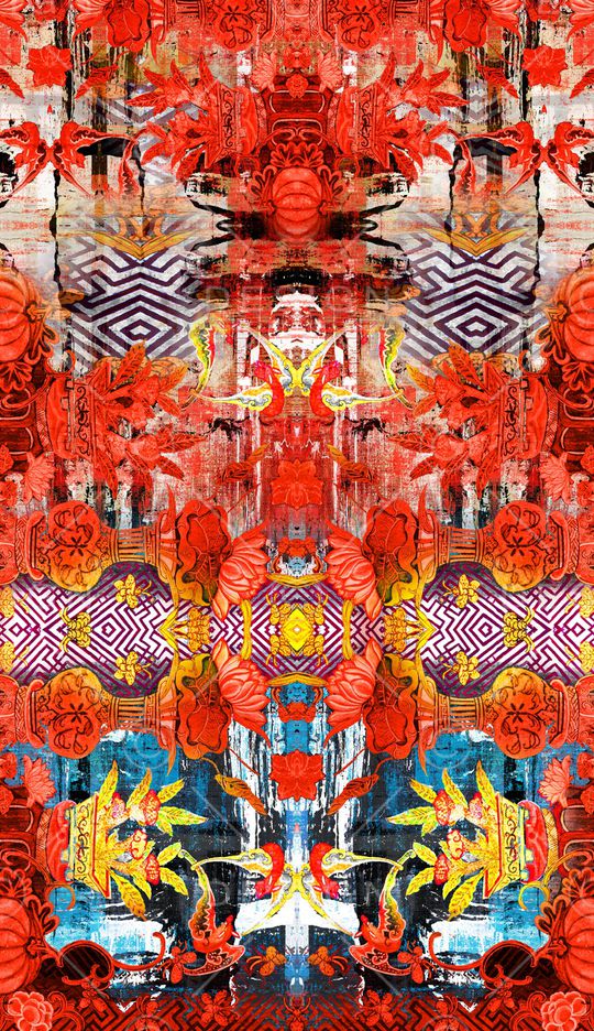 定位花印花华亿平台图片