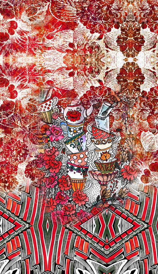 定位花印花华亿平台图片