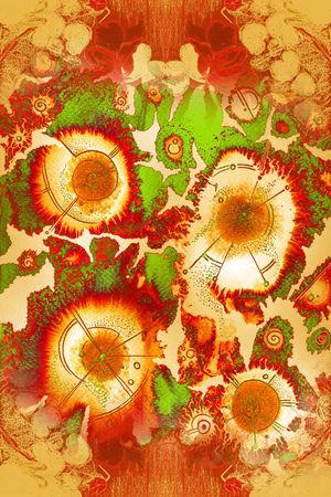 抽象印花华亿平台图片