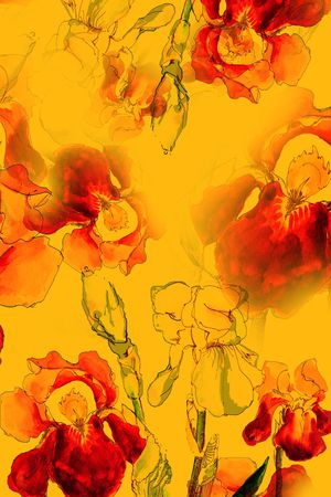 定位花印花华亿平台图片