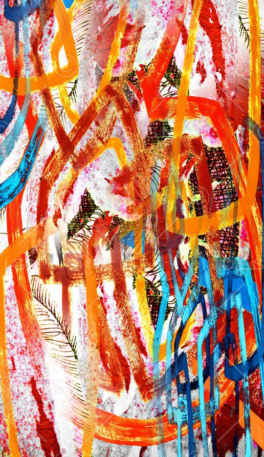 抽象印花华亿平台图片