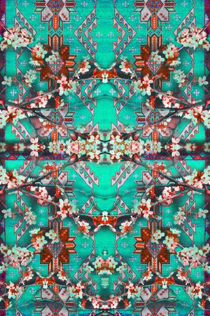 抽象印花华亿平台图片