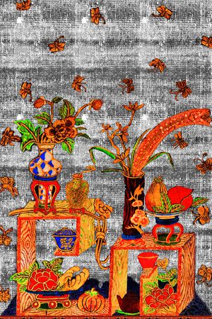 肌理印花华亿平台图片