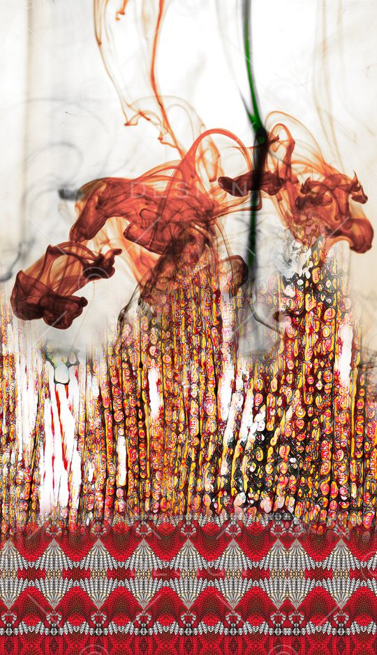 笔触印花华亿平台图片