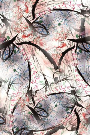 笔触印花华亿平台图片