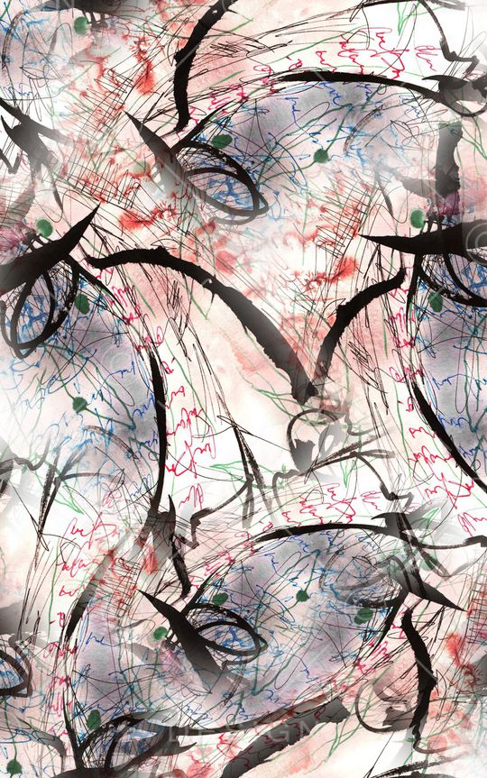 笔触印花华亿平台图片