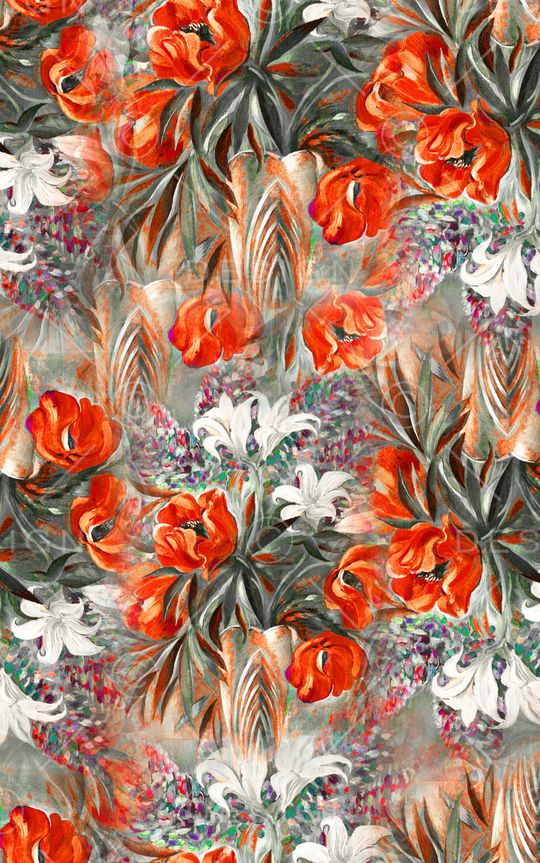 笔触印花华亿平台图片