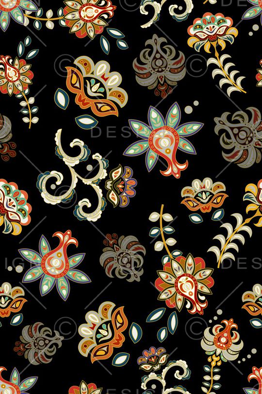 抽象印花华亿平台图片