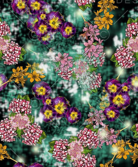 抽象印花华亿平台图片