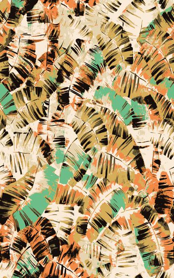 热带华亿平台印花华亿平台图片