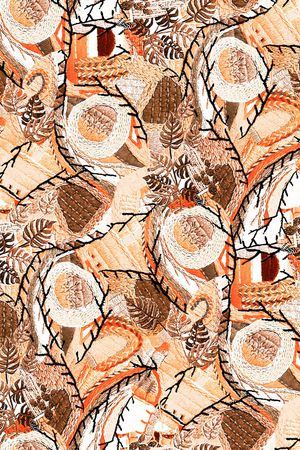 抽象印花华亿平台图片