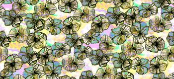 抽象印花华亿平台图片