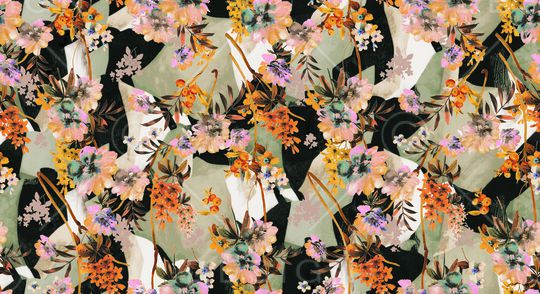 抽象印花华亿平台图片