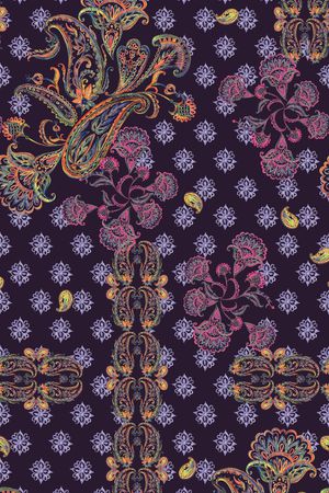 佩斯利印花华亿平台图片