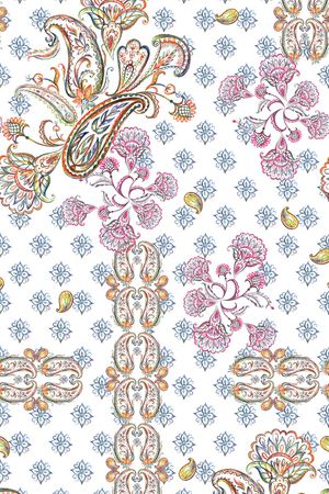 佩斯利印花华亿平台图片