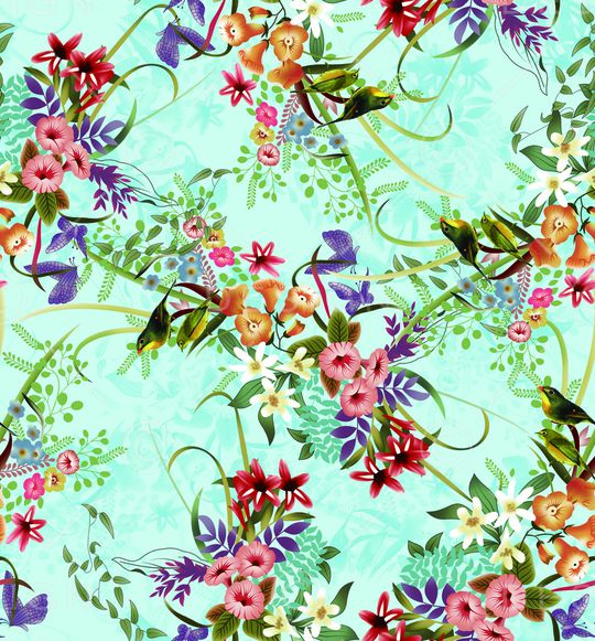 抽象印花华亿平台图片