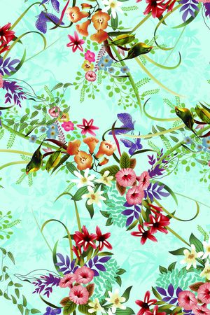 抽象印花华亿平台图片