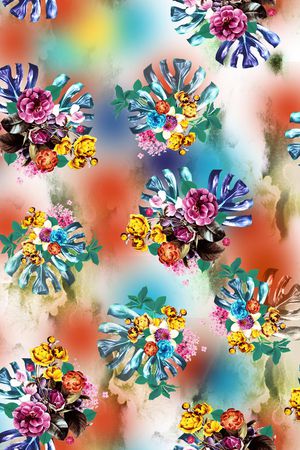 大牌风印花华亿平台图片