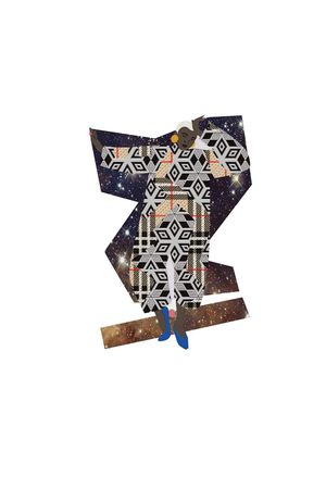 抽象印花华亿平台图片