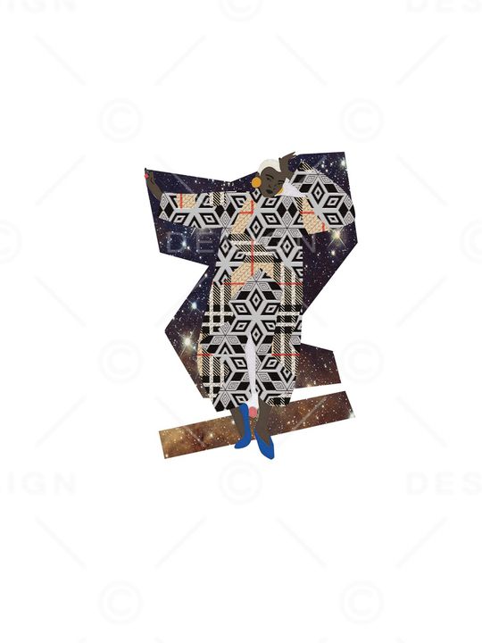 抽象印花华亿平台图片