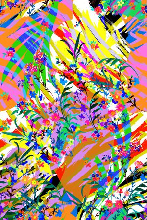 植物印花华亿平台图片